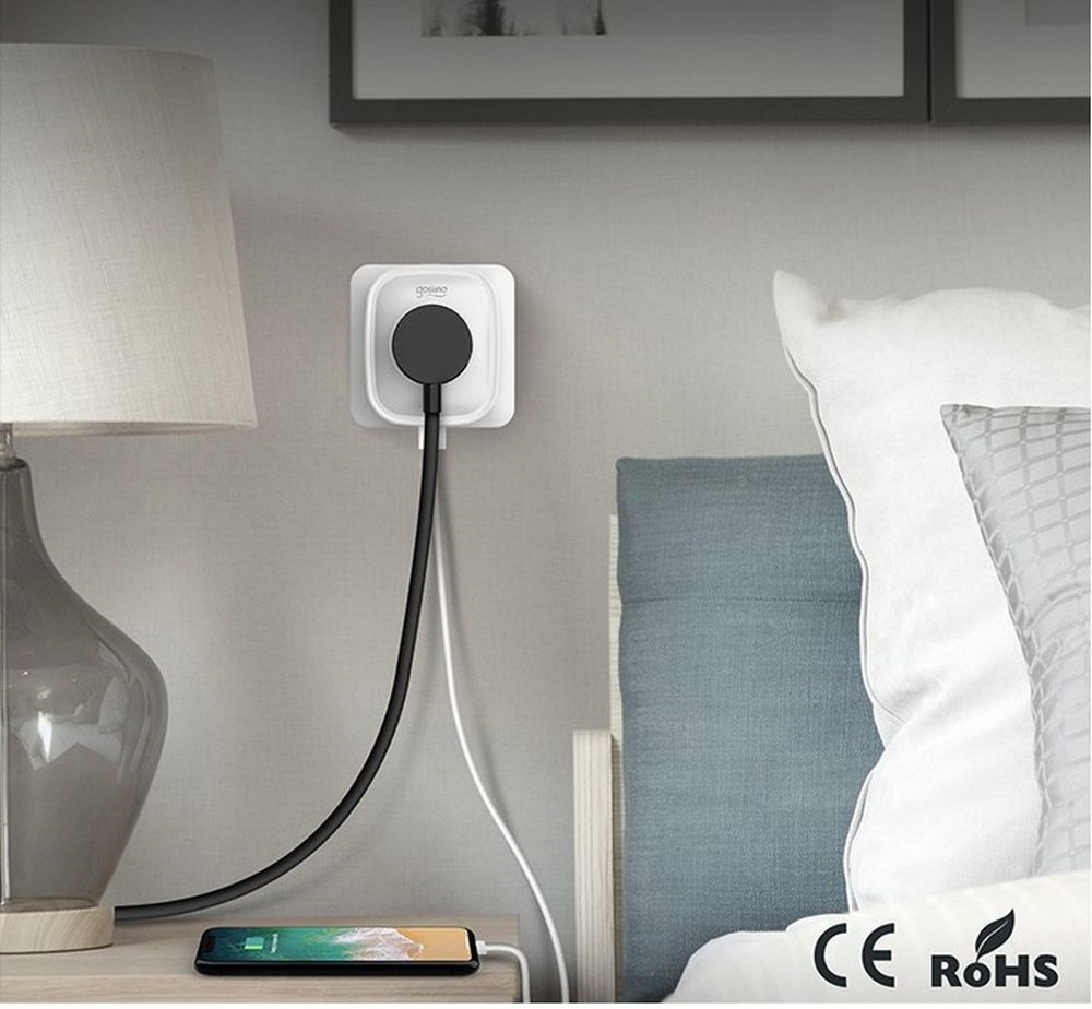 GOSUND SP112 Smart Wi-Fi-s okos konnektor és 2xUSB