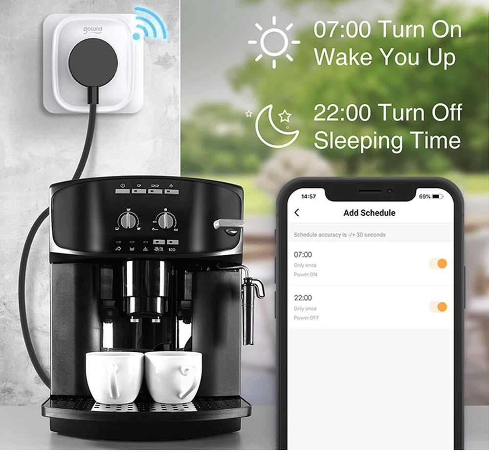 GOSUND SP1 Smart Wi-Fi-s okos konnektor