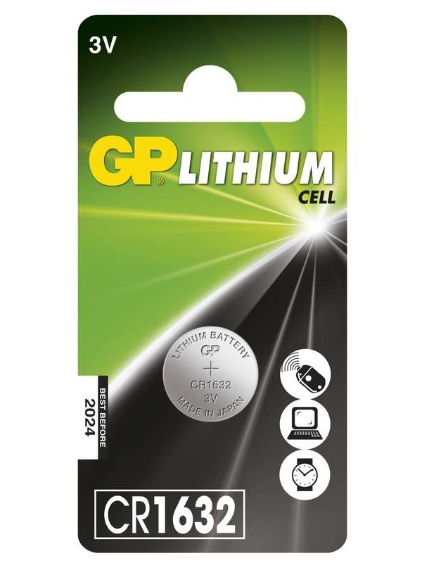 GP CR1632 Lithium gombelem 1db/bliszter