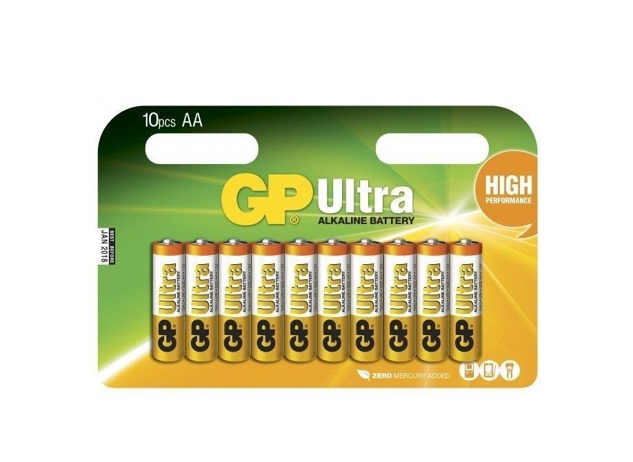 GP B1921G Ultra alkái AA (LR6) ceruza elem 8+2db/bliszter