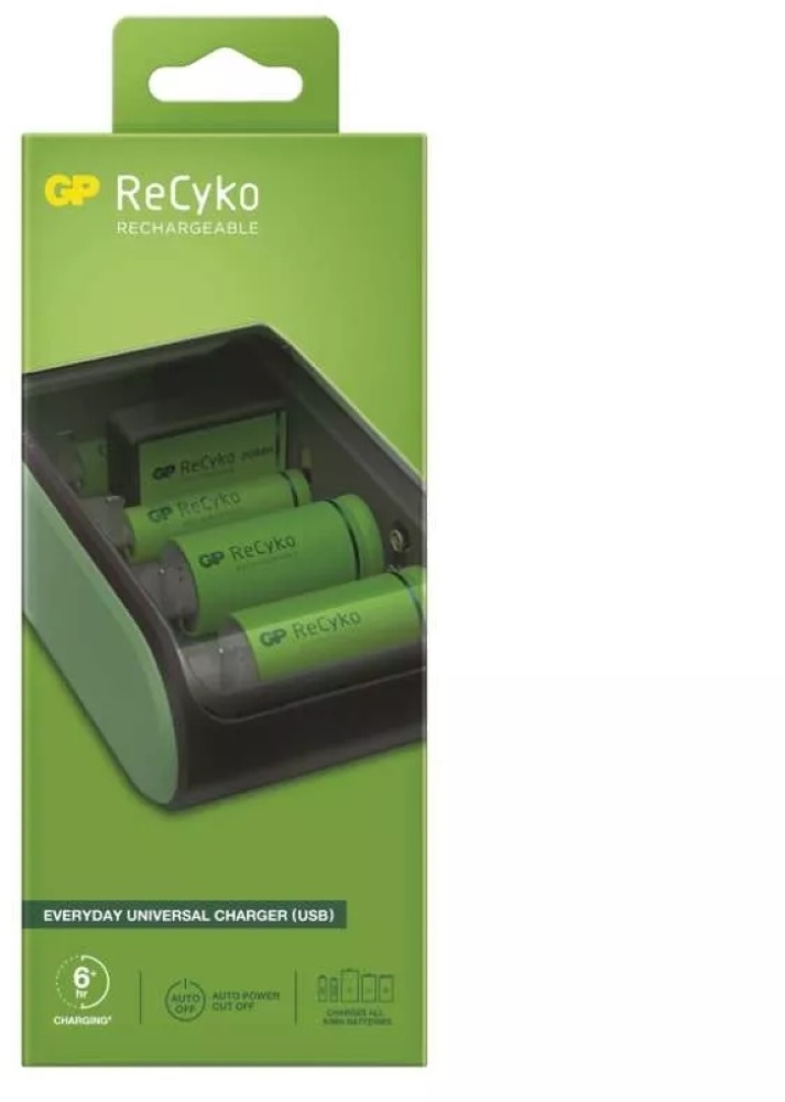 GP B55630 B631 AA/AAA/C/D/9V univerzális akkutöltő