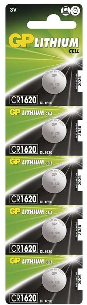 GP CR1620 lítium gombelem 5db/bliszter