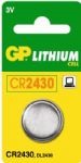 GP CR2430 lítium gombelem 5db/bliszter