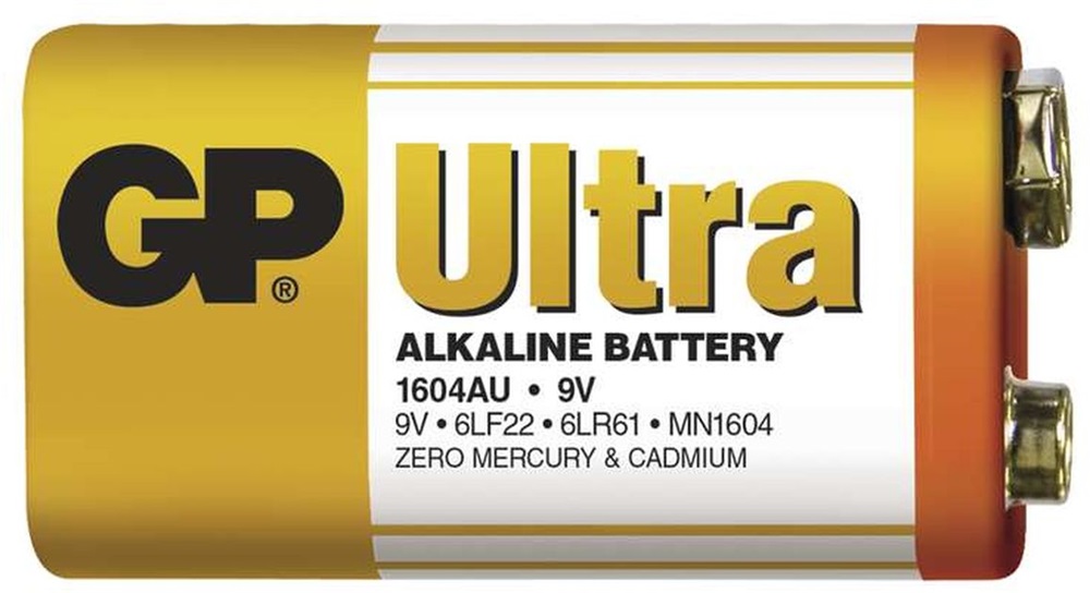GP Ultra alkáli 9V (6LF22, 6LR61) 1db/zsugor