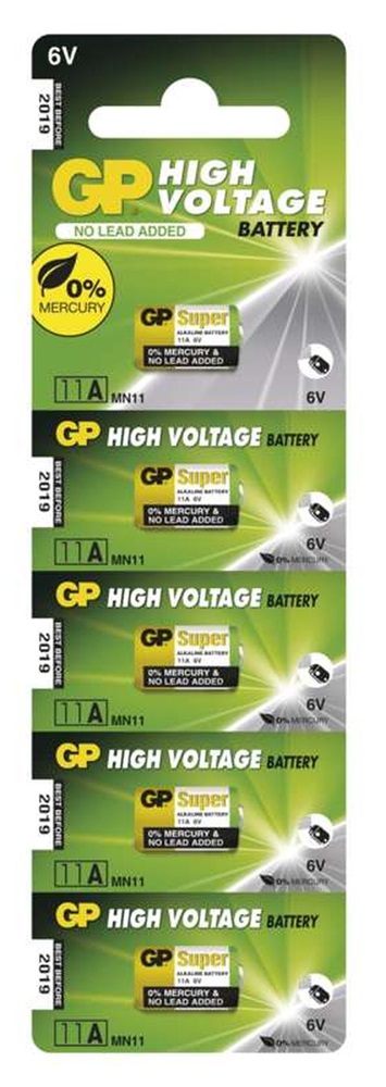 GP High Voltage alkáli elem, 11AF/MN11 5db/bliszter