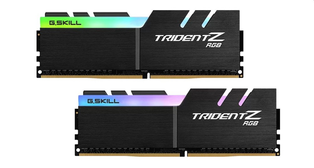 G.Skill 16GB 3200MHz DDR-4 Trident Z RGB Intel XMP (Kit! 2db 8GB) (F4-3200C14D-16GTZR) memória