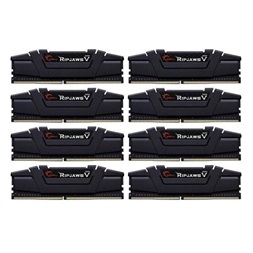 G.Skill 256GB 3200MHz DDR-4 Ripjaws V (Kit! 8db 32GB) (F4-3200C14Q2-256GVK) memória