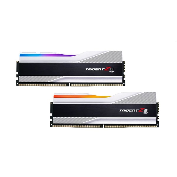 G.Skill 32GB 8000MHz DDR-5 Trident Z5 RGB Intel XMP Silver (Kit! 2db 16GB) (F5-8000J3848H16GX2-TZ5RS) memória