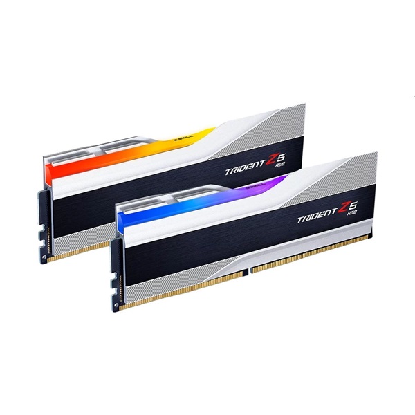 G.Skill 32GB 8000MHz DDR-5 Trident Z5 RGB Intel XMP Silver (Kit! 2db 16GB) (F5-8000J3848H16GX2-TZ5RS) memória