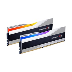 G.Skill 32GB 8000MHz DDR-5 Trident Z5 RGB Intel XMP Silver (Kit! 2db 16GB) (F5-8000J3848H16GX2-TZ5RS) memória