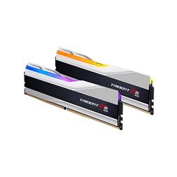G.Skill 32GB 8000MHz DDR-5 Trident Z5 RGB Intel XMP Silver (Kit! 2db 16GB) (F5-8000J3848H16GX2-TZ5RS) memória