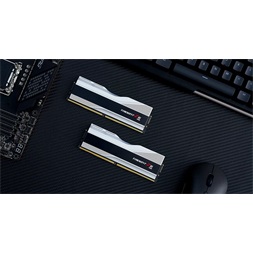 G.Skill 32GB 8000MHz DDR-5 Trident Z5 RGB Intel XMP Silver (Kit! 2db 16GB) (F5-8000J3848H16GX2-TZ5RS) memória