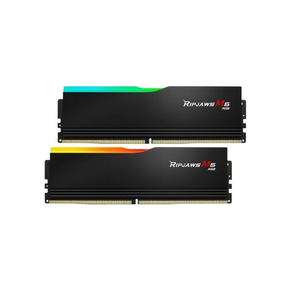 G.Skill 96GB 6400MHz DDR-5 Ripjaws M5 RGB Intel XMP (Kit! 2db 48GB) (F5-6400J3239F48GX2-RM5RK) memória