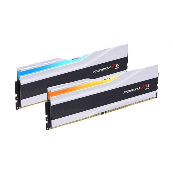 G.Skill 96GB 6400MHz DDR-5 Trident Z5 RGB Intel XMP White (Kit! 2db 48GB) (F5-6400J3239F48GX2-TZ5RW) memória