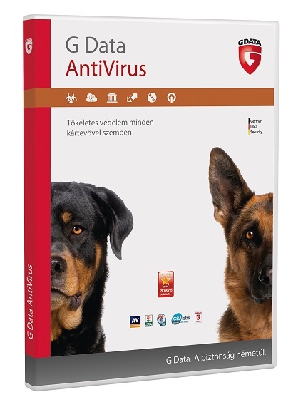 G Data Antivírus HUN  1 Felhasználó 1 év dobozos vírusirtó szoftver