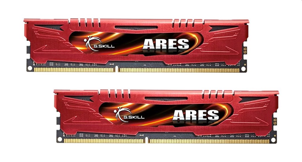 G.Skill 16GB 1600MHz DDR-3 Ares Intel XMP Red (Kit! 2db 8GB) (F3-1600C9D-16GAR) memória