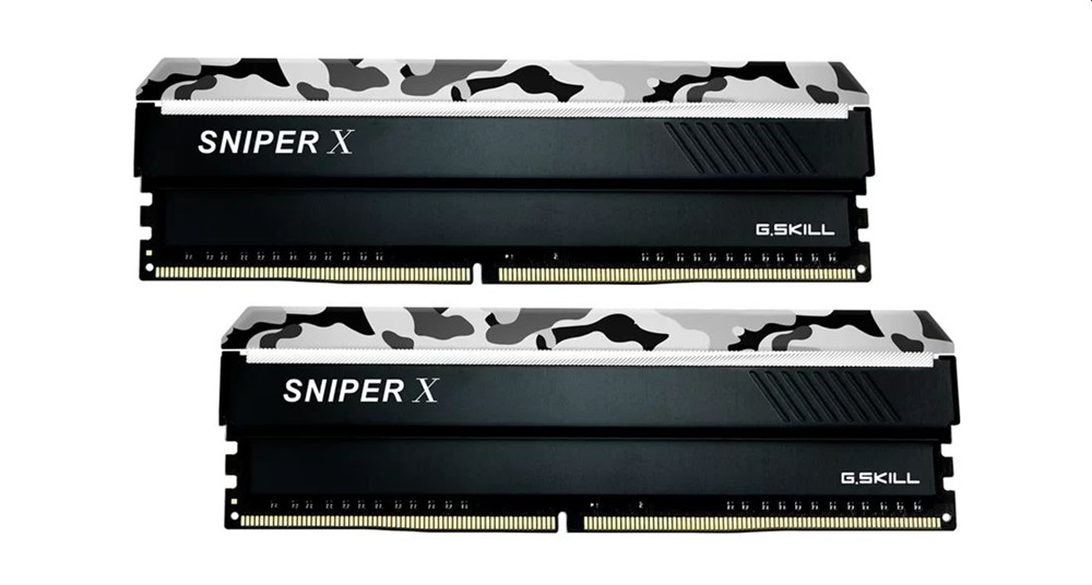 G.Skill 16GB 3600MHz DDR-4 Sniper X Intel XMP Urban Camo (Kit! 2db 8GB) (F4-3600C19D-16GSXWB) memória