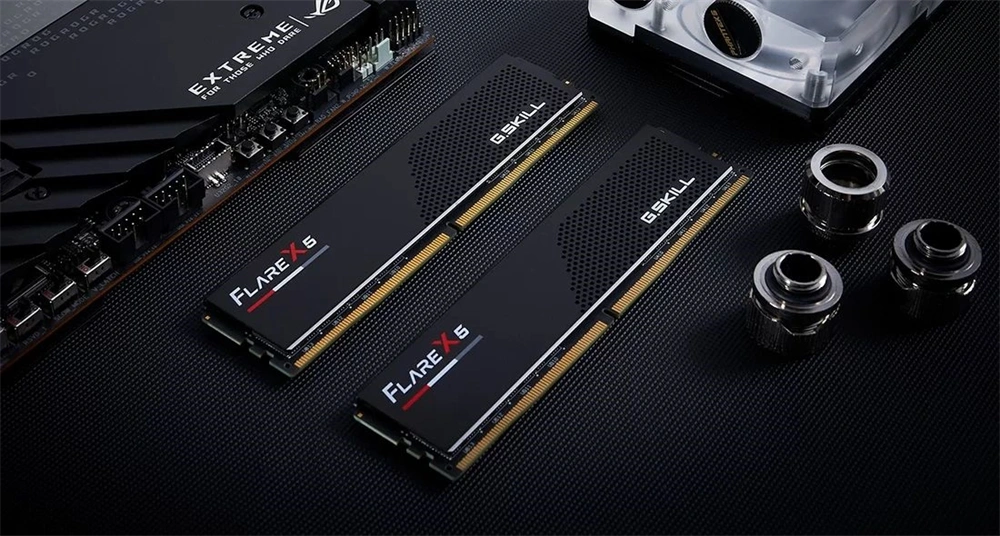 G.Skill 256GB 6000MHz DDR5 Flare X5 AMD EXPO (Kit! 4db 64GB) (F5-6000J3244G64GX4-FX5) memória