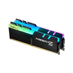 G.Skill 32GB/3200MHz DDR-4 Trident Z RGB (Kit! 2db 16GB) (F4-3200C16D-32GTZR) memória (Újracsomagolt)