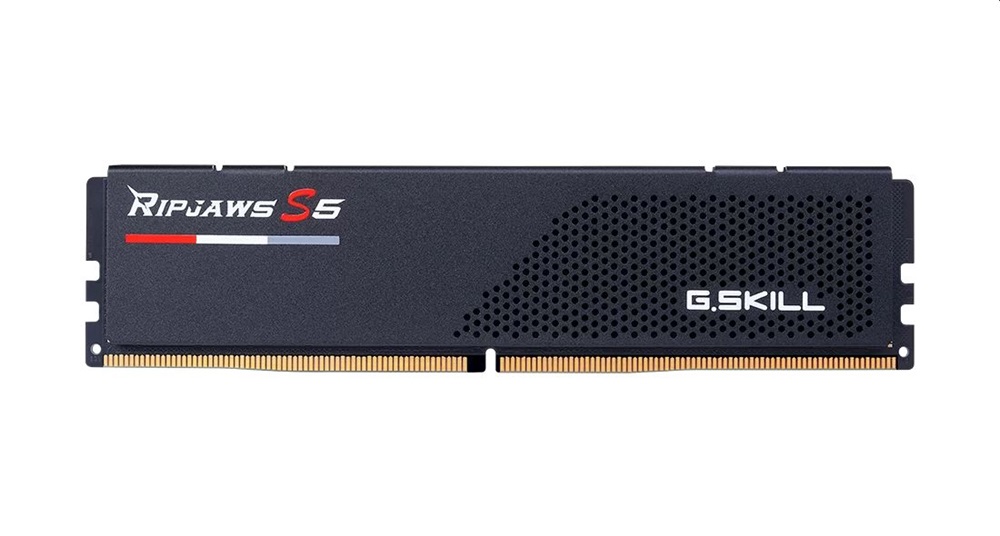 G.Skill 32GB 5200MHz DDR-5 Ripjaws S5 Intel XMP Black (Kit! 2db 16GB) (F5-5200J4040A16GX2-RS5K) memória