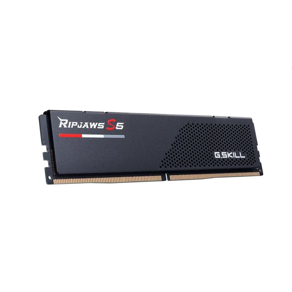 G.Skill 32GB 5200MHz DDR-5 Ripjaws S5 Intel XMP Black (Kit! 2db 16GB) (F5-5200J4040A16GX2-RS5K) memória