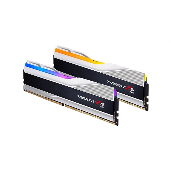G.Skill 32GB 5600MHz DDR-5 Trident Z5 RGB Intel XMP Silver (Kit! 2db 16GB) (F5-5600J3036D16GX2-TZ5RS) memória
