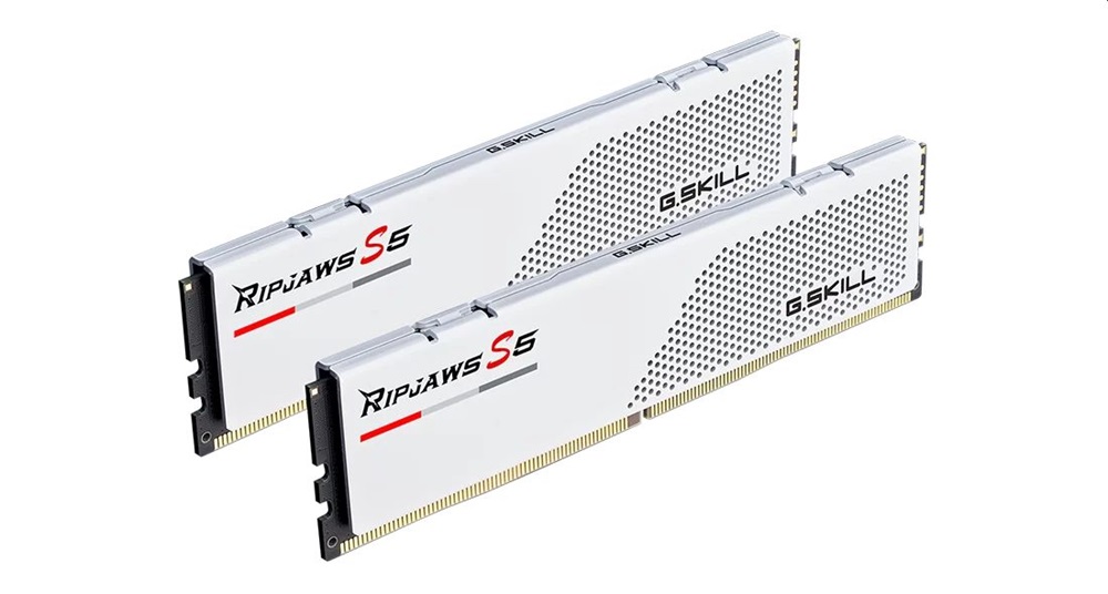 G.Skill 32GB/6000MHz DDR-5 Ripjaws S5 (Kit! 2db 16GB) (F5-6000J3040F16GX2-RS5W) memória