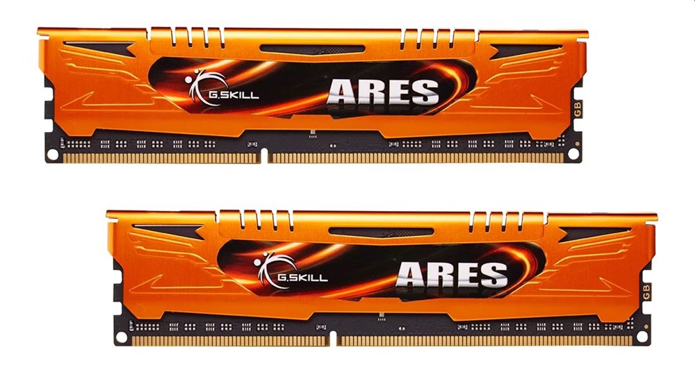 G.Skill 8GB 1600MHz DDR-3 Ares Intel XMP Orange (Kit! 2db 4GB) (F3-1600C9D-8GAO) memória