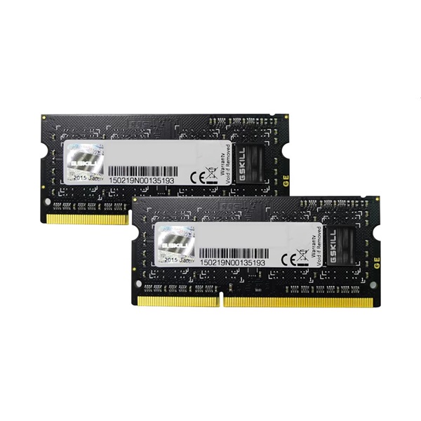 G.Skill 8GB 1600MHz DDR-3 Standard Black (Kit! 2db 4GB) (F3-12800CL9D-8GBSQ) memória