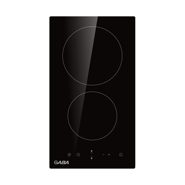 Gaba GMH-C-2 fekete, beépíthető, elektromos üvegkerámia,főzőzóna:2, beépíthető méret:50cm, főzőlap
