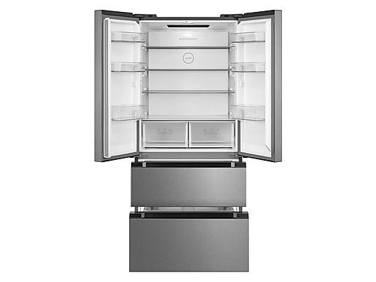 Gaba GMR-516XE inox, francia ajtós, alulfagyasztós, Hűtő:347L, Fagyasztó:169L, No Frost hűtőszekrény