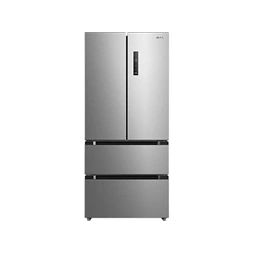 Gaba GMR-516XE inox, francia ajtós, alulfagyasztós, Hűtő:347L, Fagyasztó:169L, No Frost hűtőszekrény