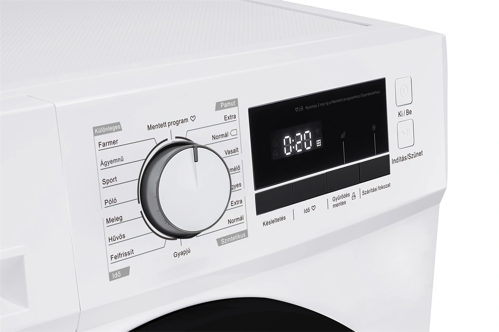 Gaba GMTD-8W fehér, 8kg, hőszivattyús szárítógép