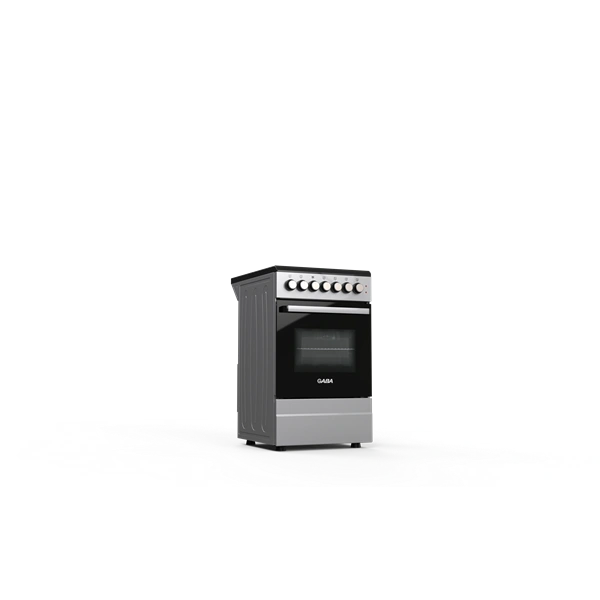 Gaba GOS-C5060GB szürke-fekete, szabadonálló, gáz, kombinált, főzőzóna: 4, sütő:46L, tűzhely