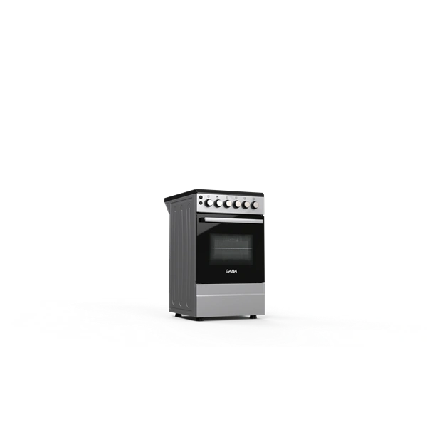 Gaba GOS-G5060GB szürke-fekete, szabadonálló, gáz, főzőzóna: 4, sütő:45L, tűzhely