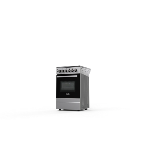 Gaba GOS-G5060GB szürke-fekete, szabadonálló, gáz, főzőzóna: 4, sütő:45L, tűzhely