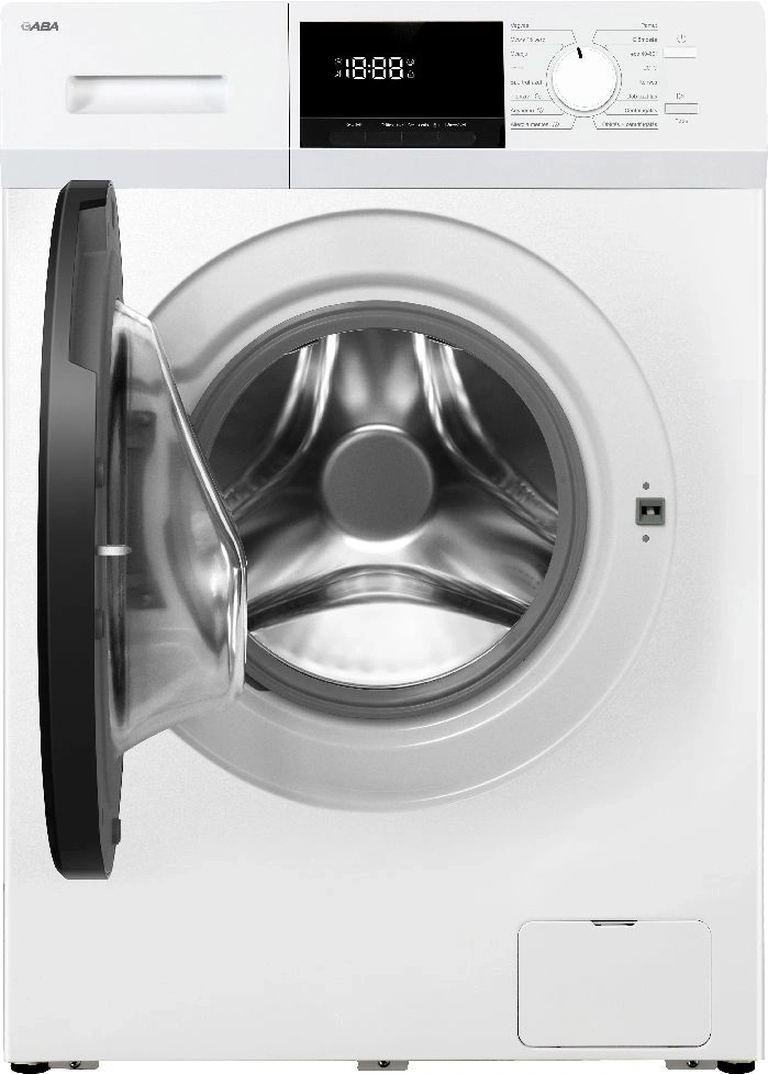 Gaba GTW-712A fehér, elöltöltős, max.1200ford., 7 kg, mosógép (Újszerű)