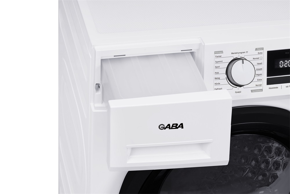 Gaba MTD-G80 fehér, 8 kg, hőszivattyús, szárítógép (Újszerű)