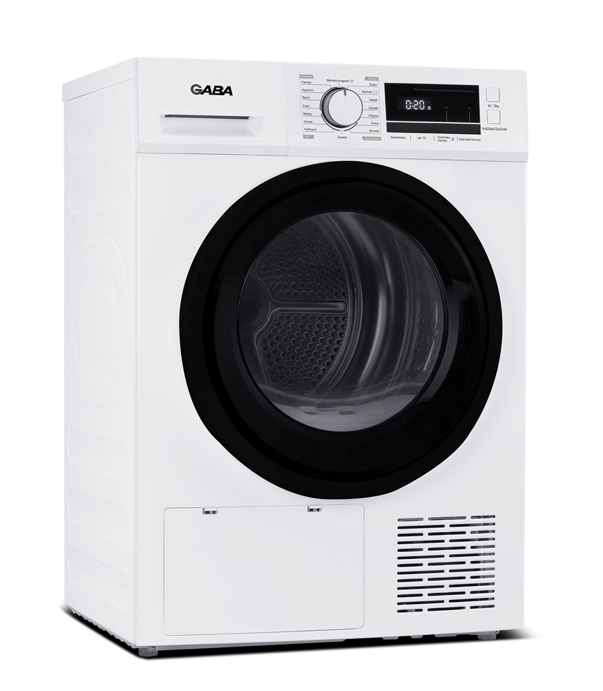 Gaba MTD-G80  fehér, 8 kg, hőszivattyús, szárítógép