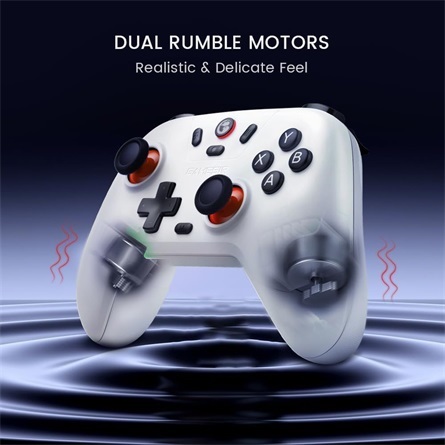 GameSir Nova Lite Multiplatform Android/iOS/Nintendo Switch/PC Bluetooth/USB vezeték nélküli fehér kontroller