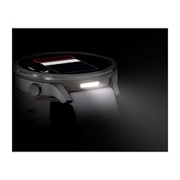 Garmin 010-03013-01 Venu 4 (41mm) mályvaszínű szilikon szíjjal ezüst okosóra