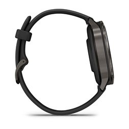 Garmin 010-03013-02 Venu 4 (41mm) fekete szilikon szíjjal sötétszürke okosóra