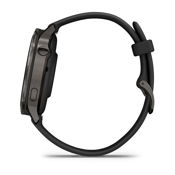 Garmin 010-03013-02 Venu 4 (41mm) fekete szilikon szíjjal sötétszürke okosóra