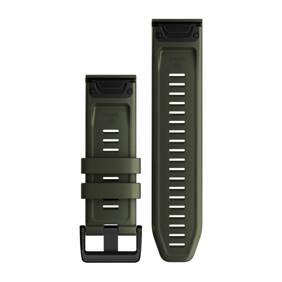 Garmin 010-13117-03 QuickFit fenix 7X 26mm mohazöld/fekete szilikon óraszíj