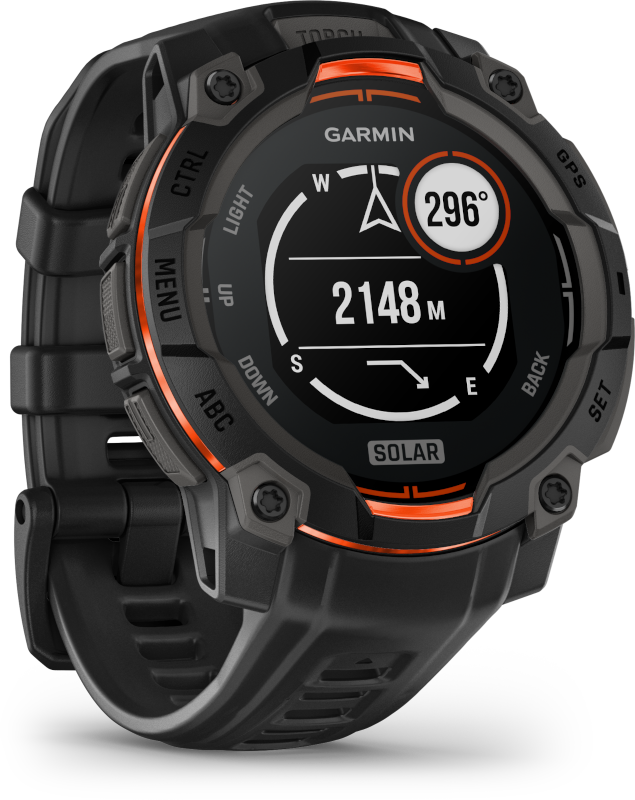 Garmin Instinct 3 45mm Solar fekete okosóra