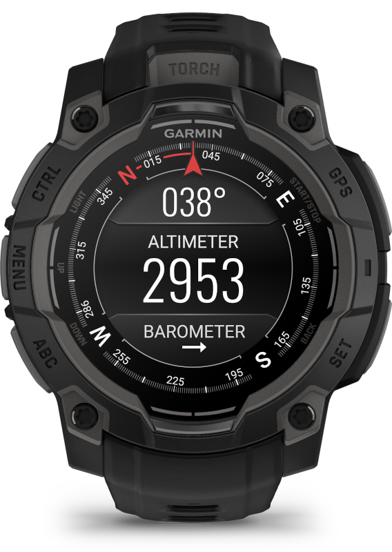 Garmin Instinct 3 45mm AMOLED fekete okosóra