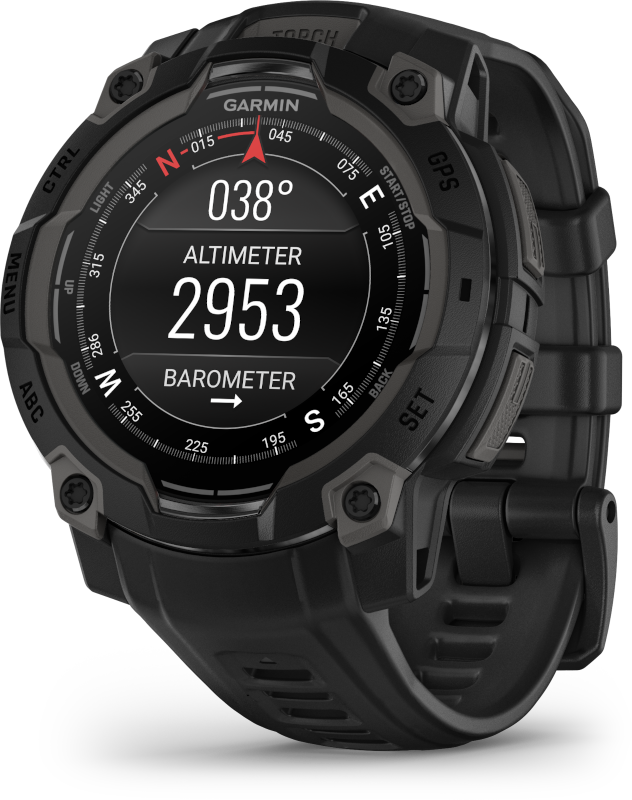 Garmin Instinct 3 45mm AMOLED fekete okosóra