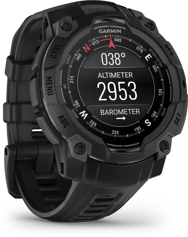 Garmin Instinct 3 45mm AMOLED fekete okosóra