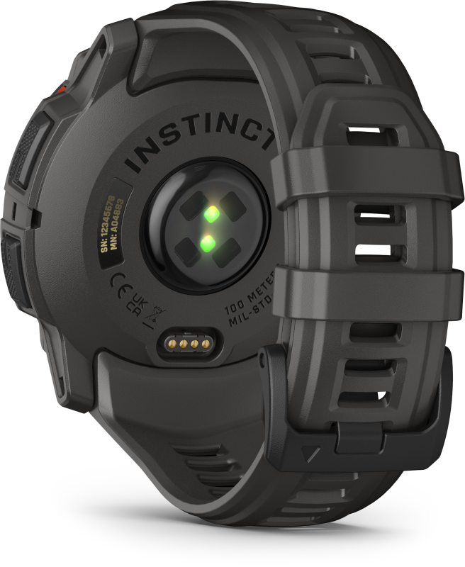Garmin Instinct 3 50mm Solar fekete sötétszürke szíjjal okosóra