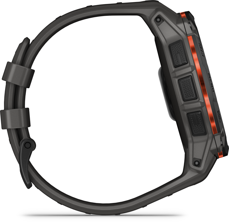 Garmin Instinct 3 50mm Solar fekete sötétszürke szíjjal okosóra